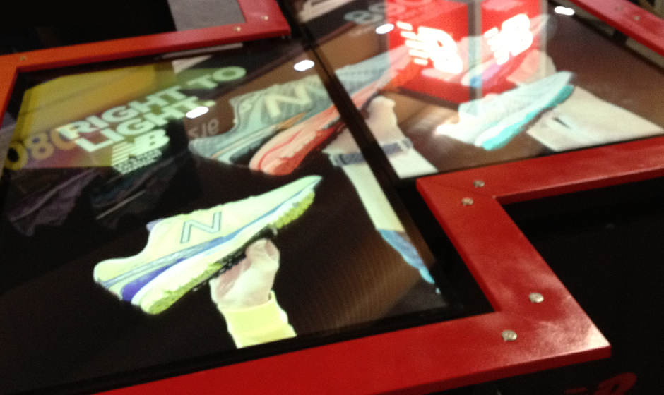 multitouch Cornerstone NewBalance Touchtable
