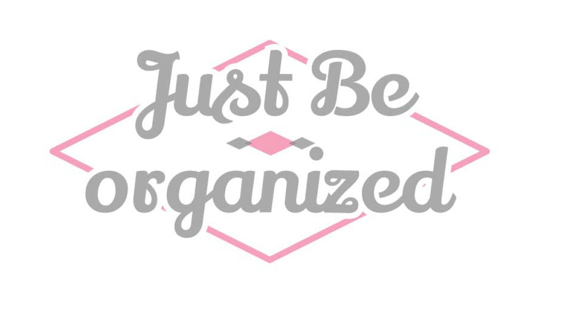 Logo design for Just Be Organized, a home organization service