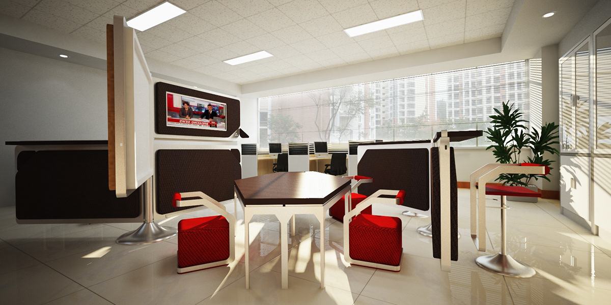 Collaborative Space furniture System of Furniture