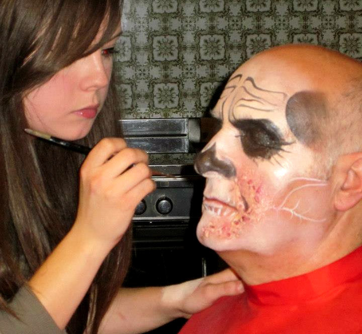 Alessandra Arrigoni skull mask Halloween   carnival party Make Up