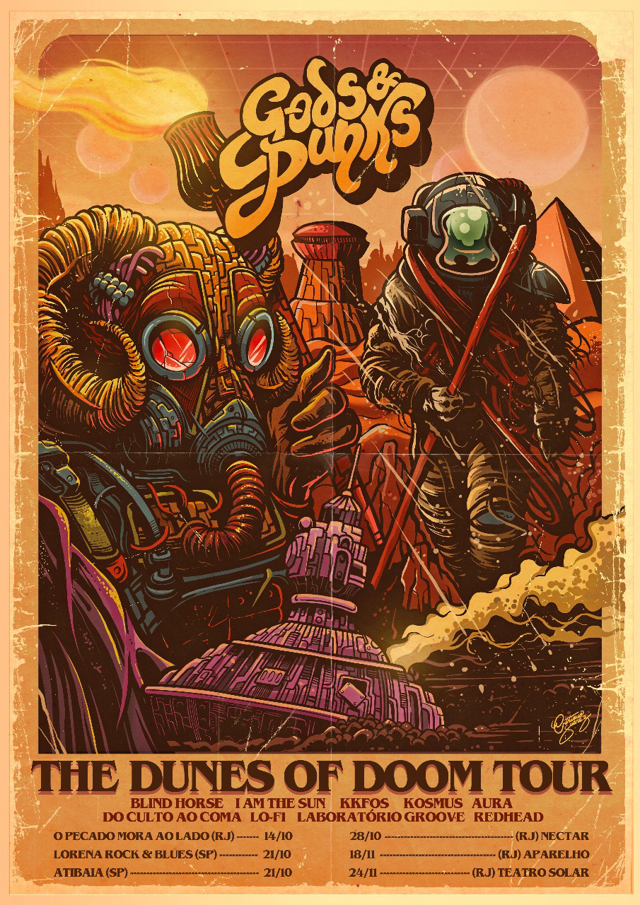 stoner rock doom metal stoner Sci Fi Space  UFO alien album cover rock