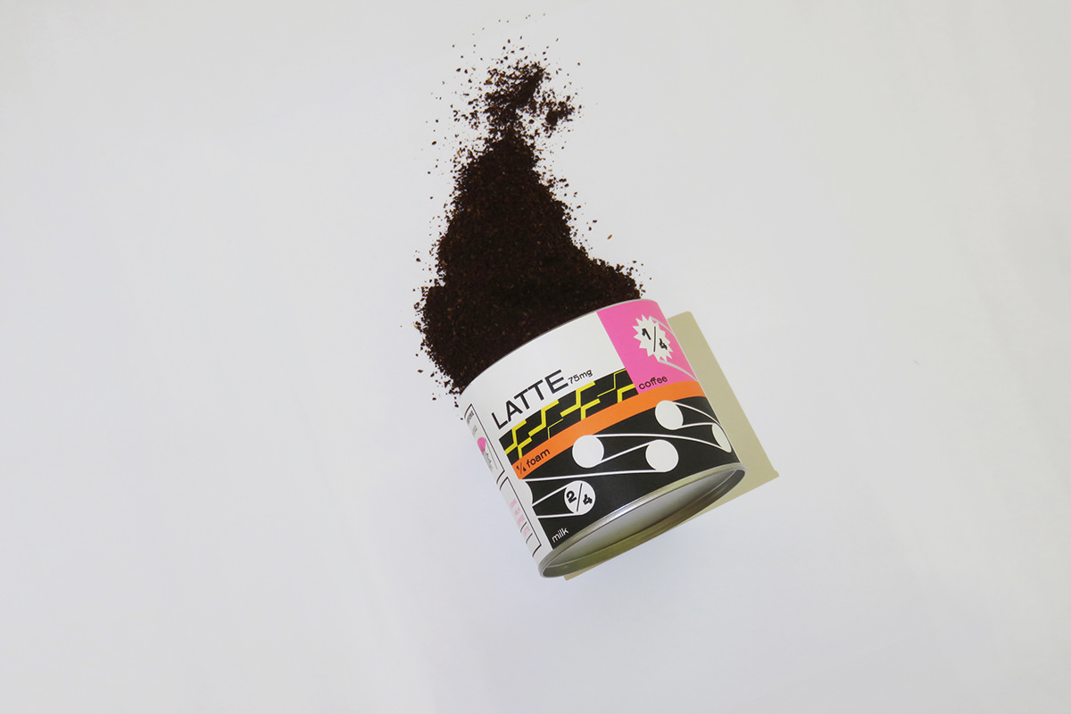 Brand Design brand identity coffee brand COFFEE+MATH mathematics packaging design