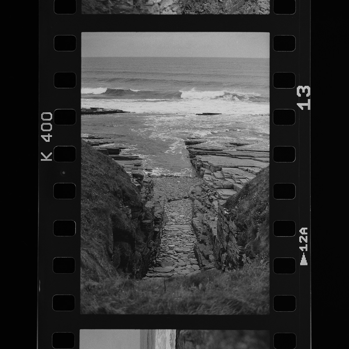 35mm black and white film photography Orkney