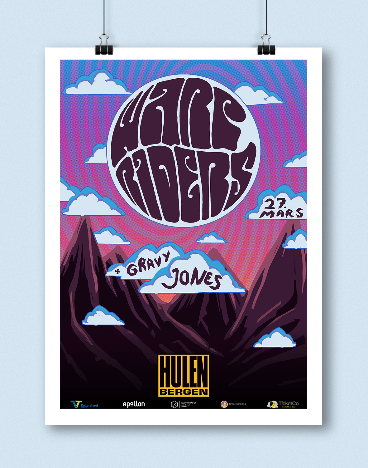 poster hulen Poster Design concert norway Event