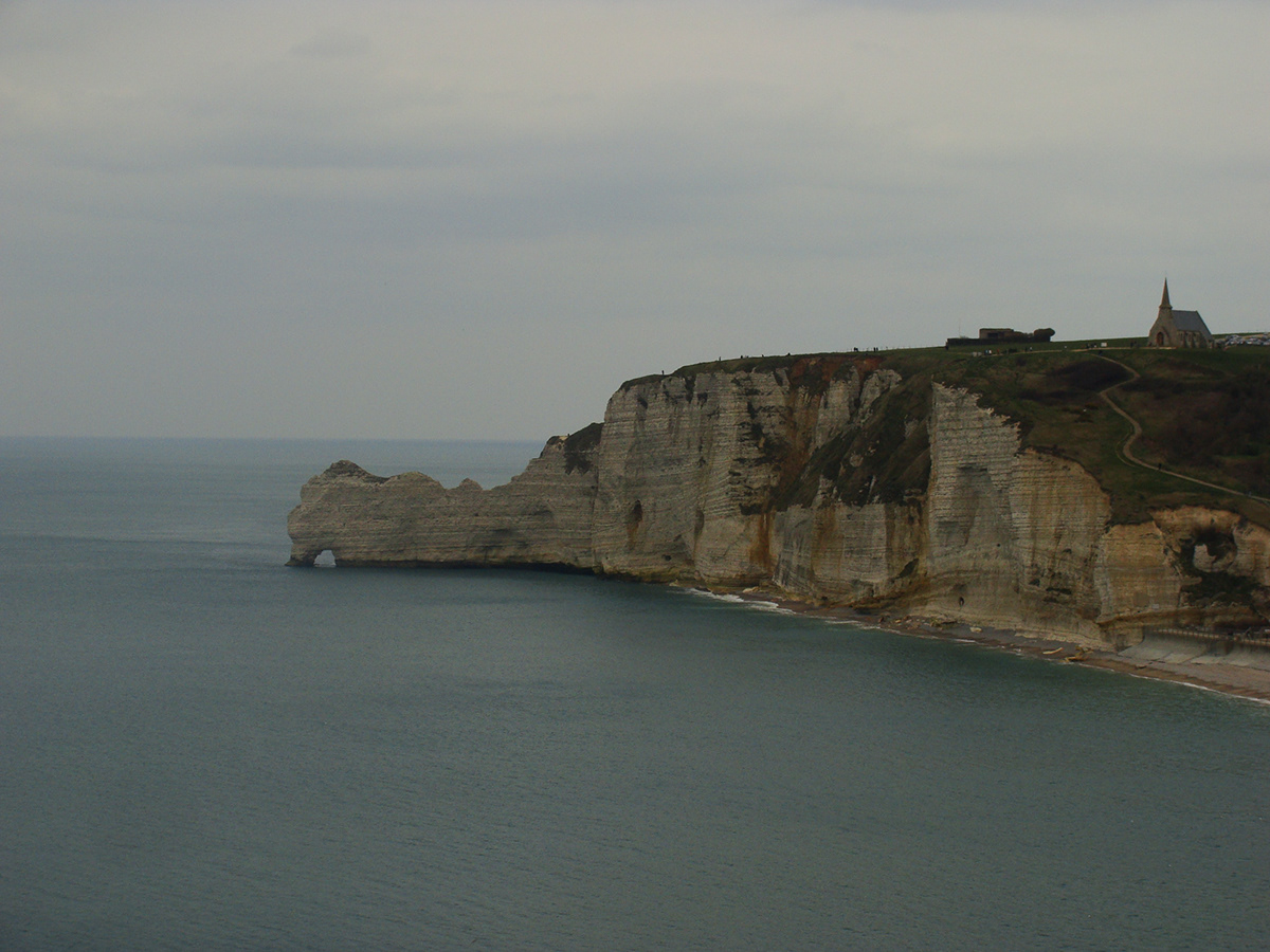 cliff sea etretat