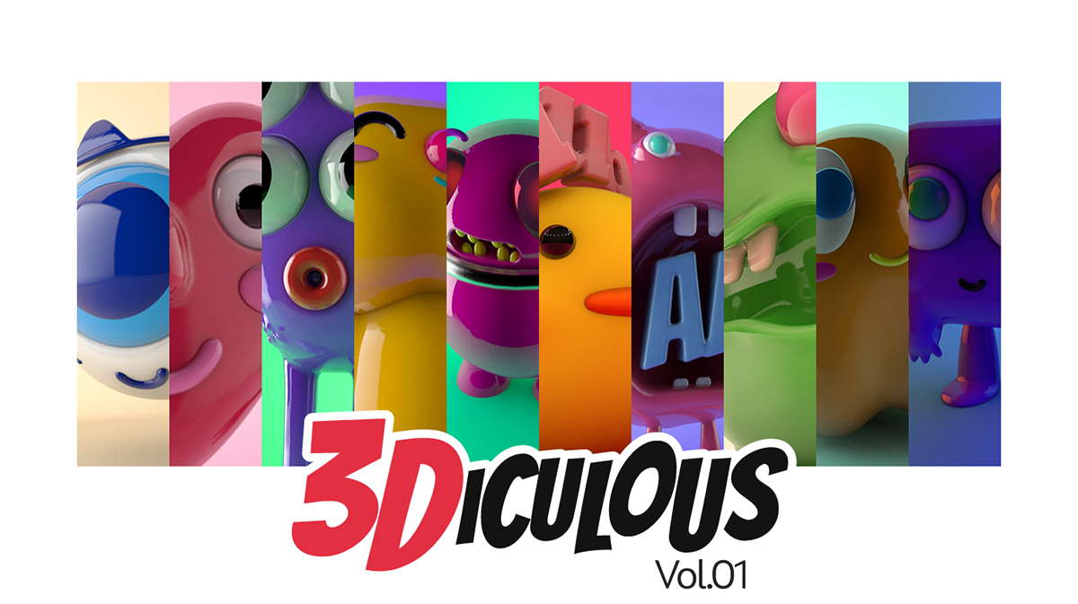 3D artwork cartoon Character design  cinema4d Digital Art  digital illustration Render vector Zbrush