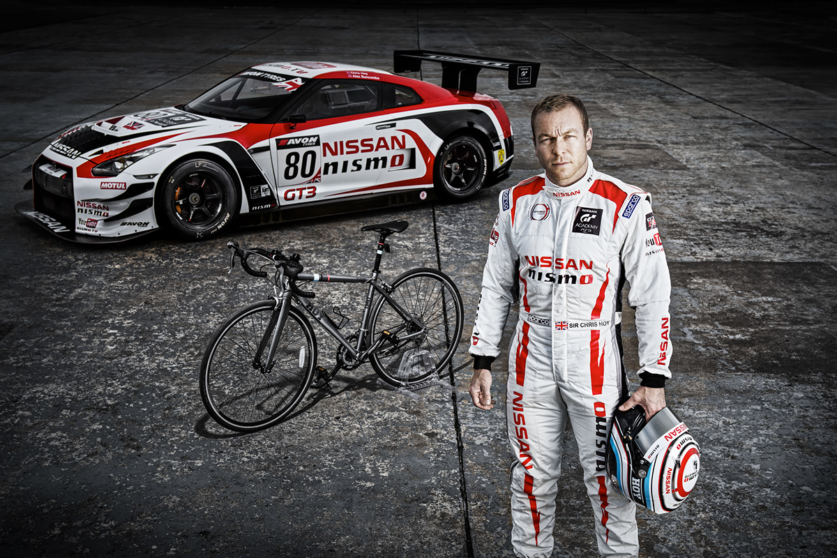 Auto Racing Olympics Cycling gold medal world champion Nissan GT racing le mans Chris Hoy speed gt-r nismo athlete