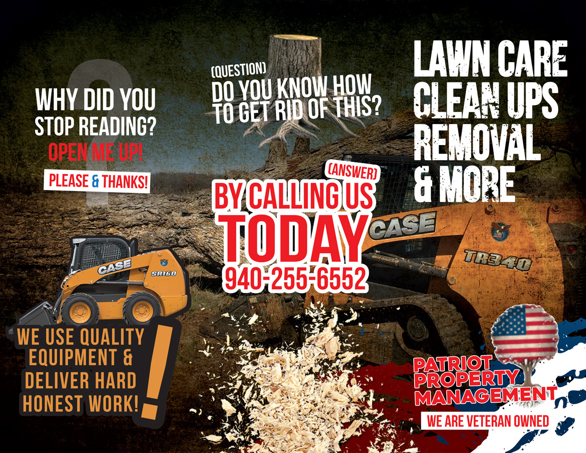 Lawn & Maintenace print ad graphic