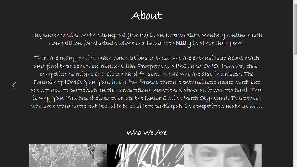 math olympiad jomo Website