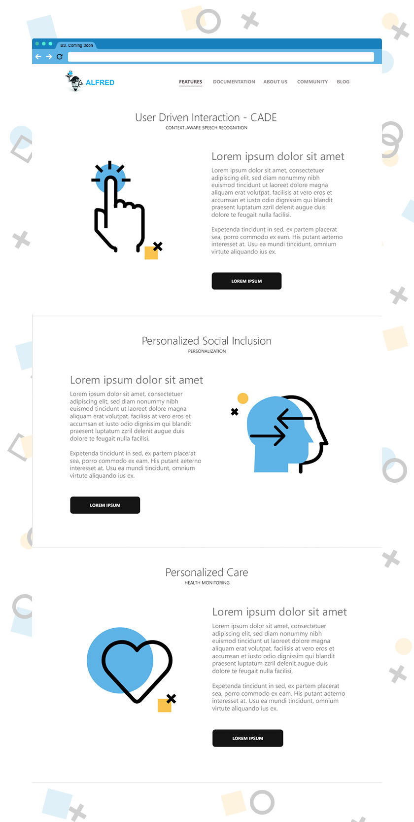 Web icons iconography UI ux visualdesigner interactive