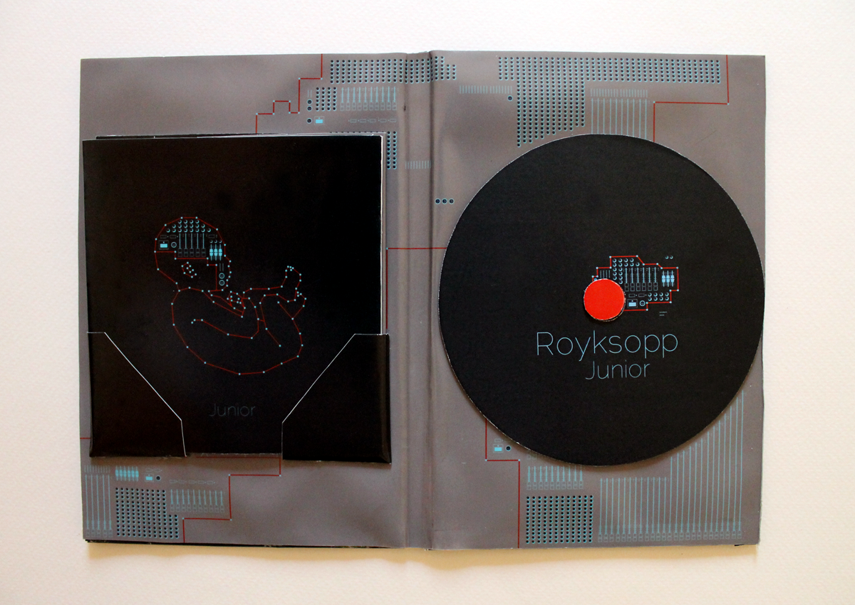 royksopp  JUNIOR electronic music Mara mara paragioudaki mara design album cover album jacket album package CD cover