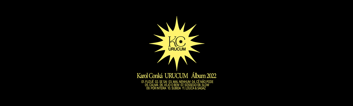 album cover Karol Conka music music design single cover Urucum