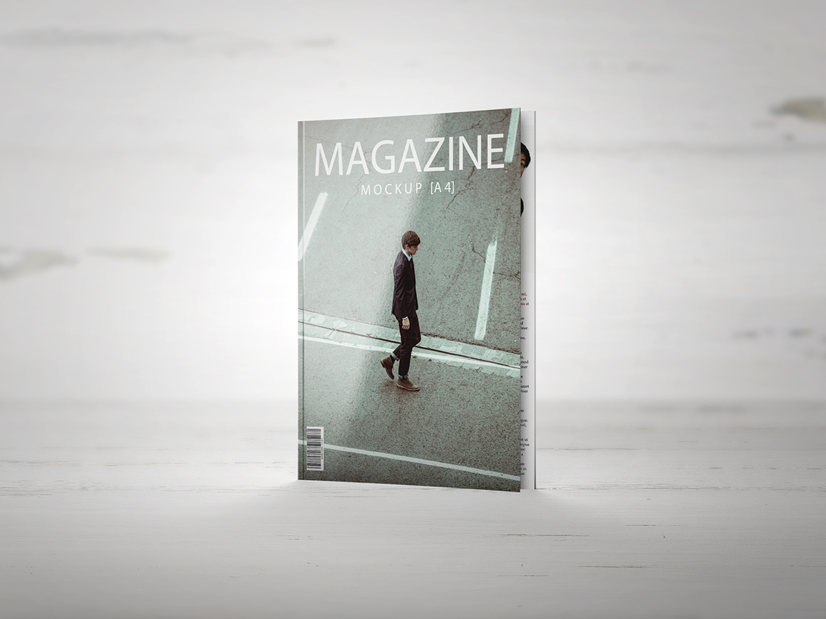 a4 cover Customize magazine mock-up Mockup Multipurpose paper realistic photoshop presentation