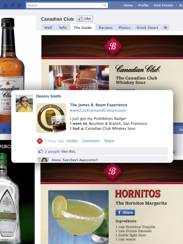 social media cocktails iPad iphone booze