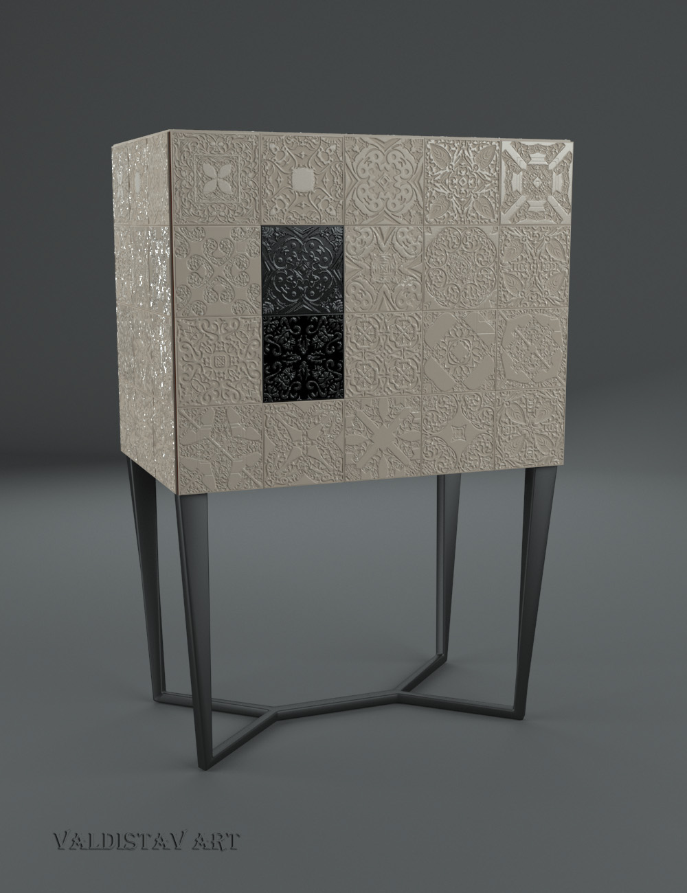 3D model furniture cabinet design