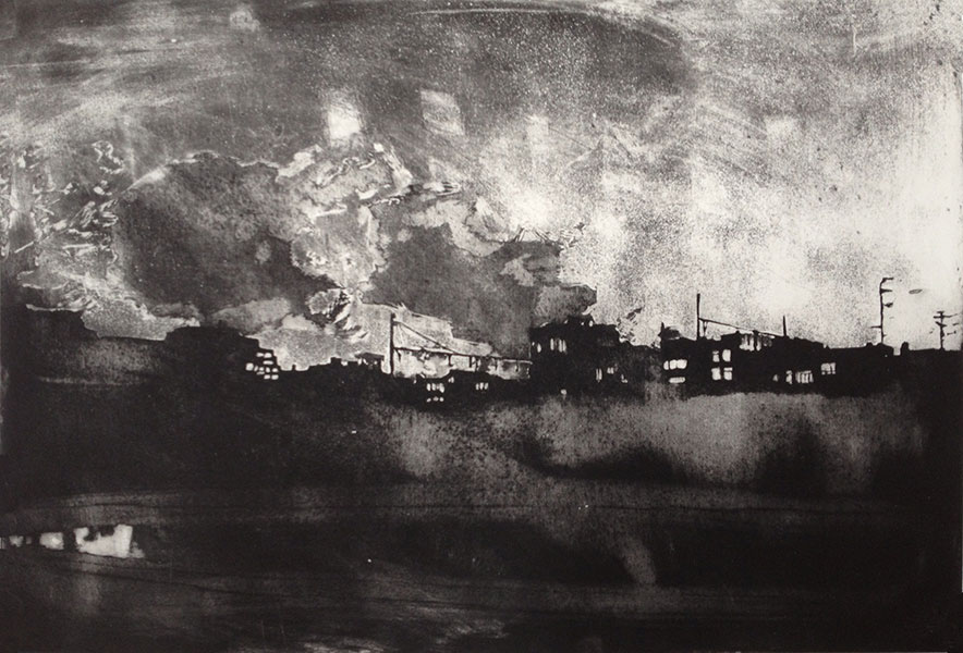 etchings  landscapes industry