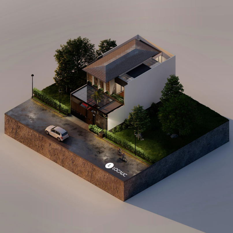 3D architecture archviz CGI exterior interior design  modern Render SketchUP visualization