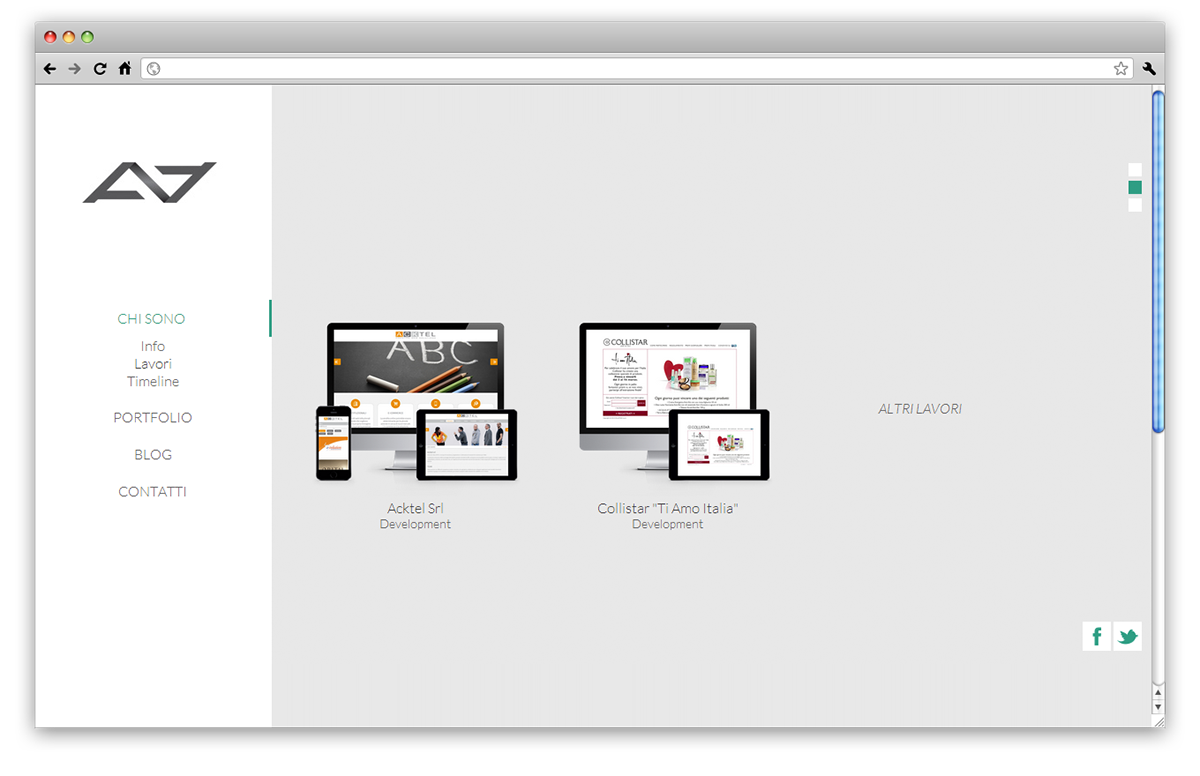 portfolio personal site Developer site  designer site italy developer italy designer
