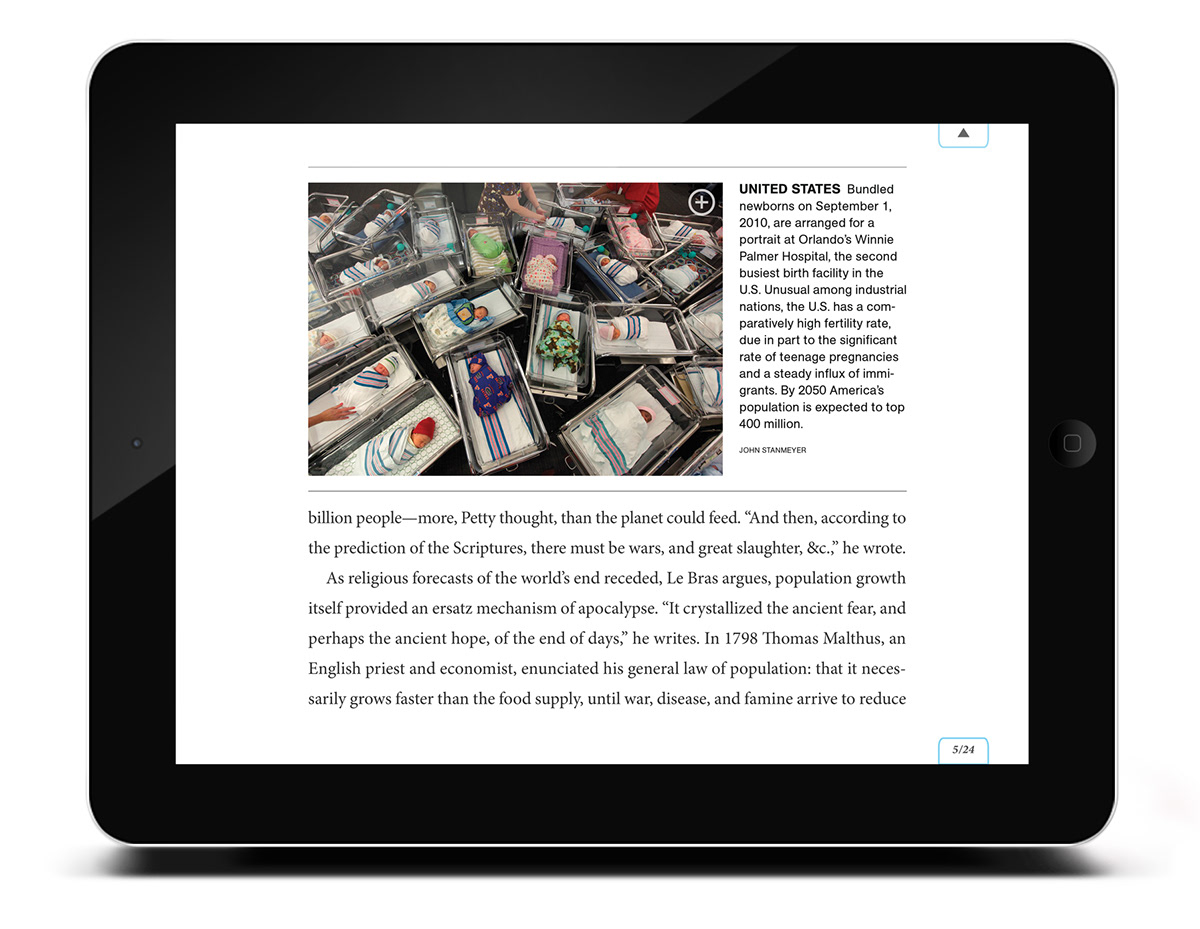 National Geographic iPad Adobe DPS
