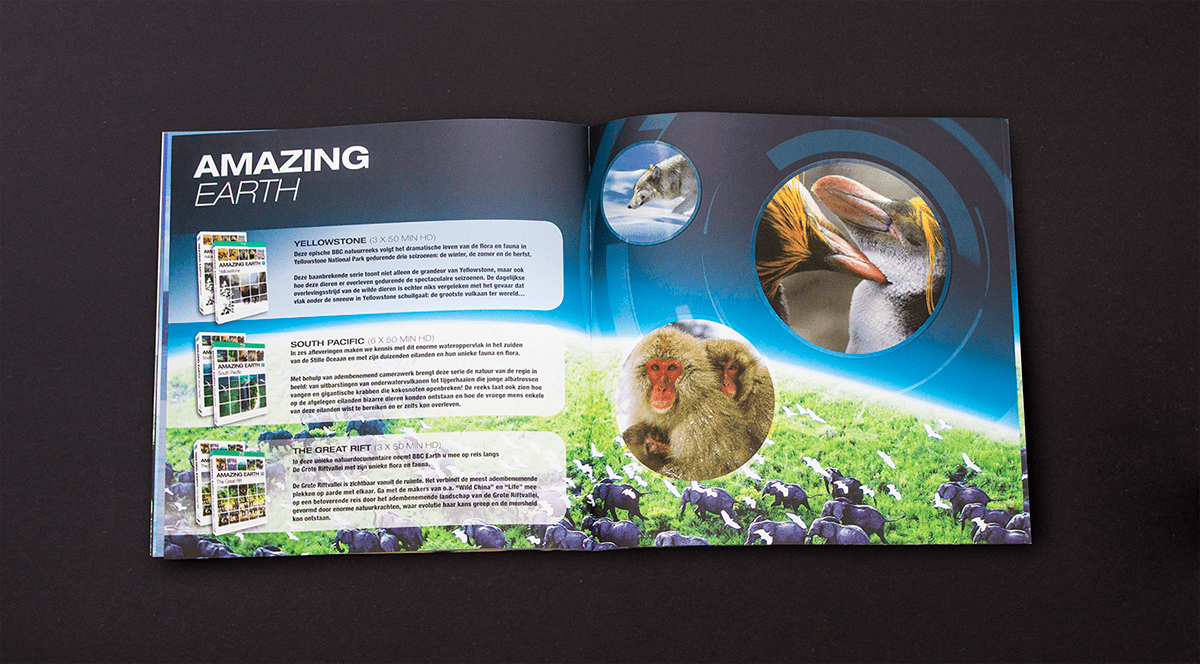 brochure broszura BBC animals zwierzęta bbc brochures brochures broszurakatalog Catalogue print UV print pages spreads