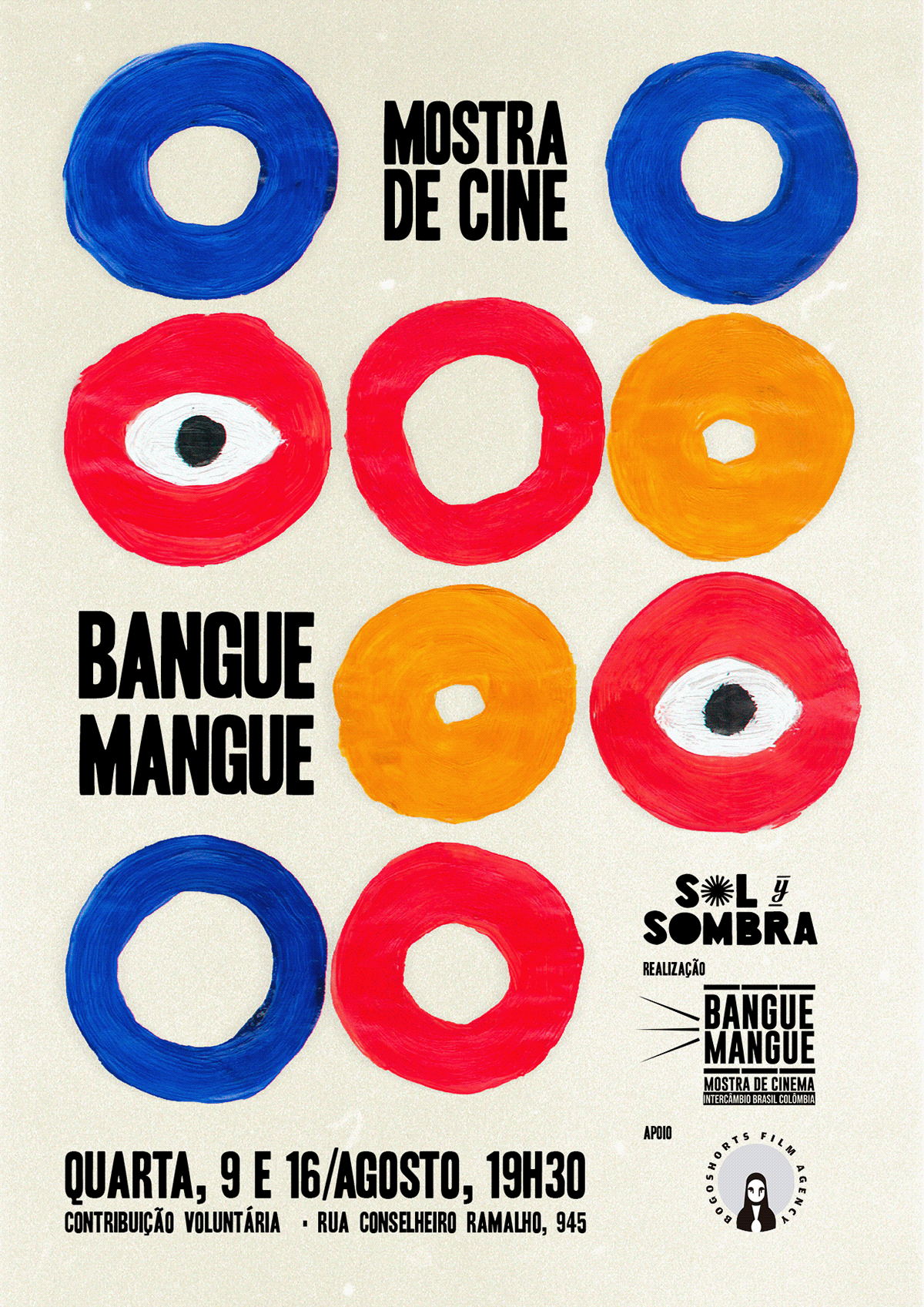 Cinema festival colombia cartaz poster graphic design  cine colombiano
