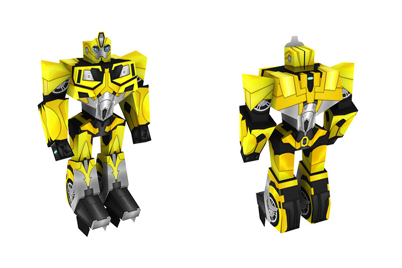 Transformers Wars robots papercraft toy battle Hasbro Barnes & Noble pepakura 3D design graphics kit bundle