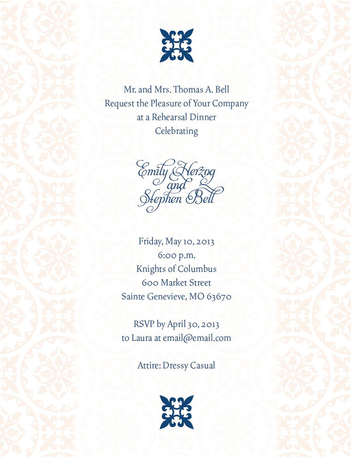 wedding wedding invitations invites invitations classy wedding classic design Regal wedding blue & tan
