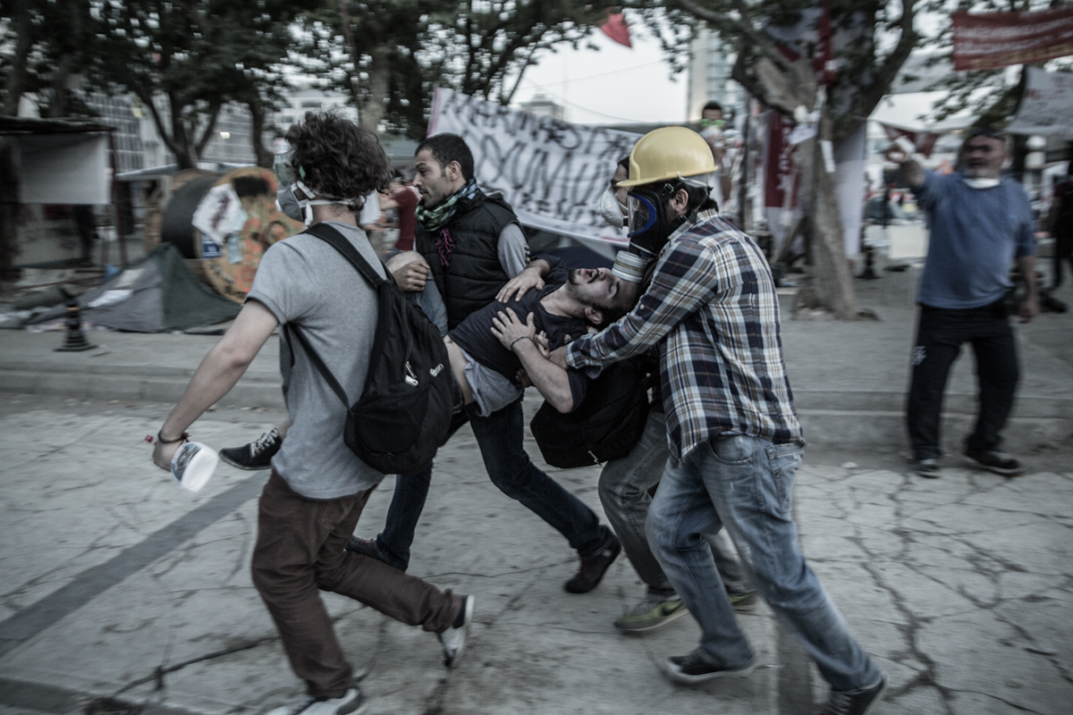 occupy gezi occupy ıstanbul occupy taksim diren gezi parkı Barbaros Kayan Taksim Park protest istanbul Turkey police Gas tear gas