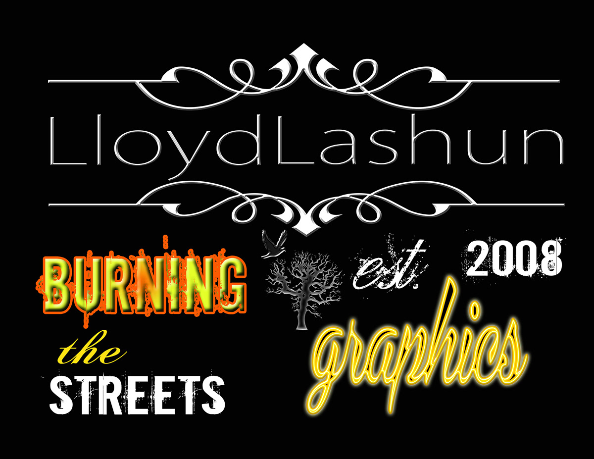 Lloyd Lashun Graphics Adobe Photoshop CC the artist t shirts