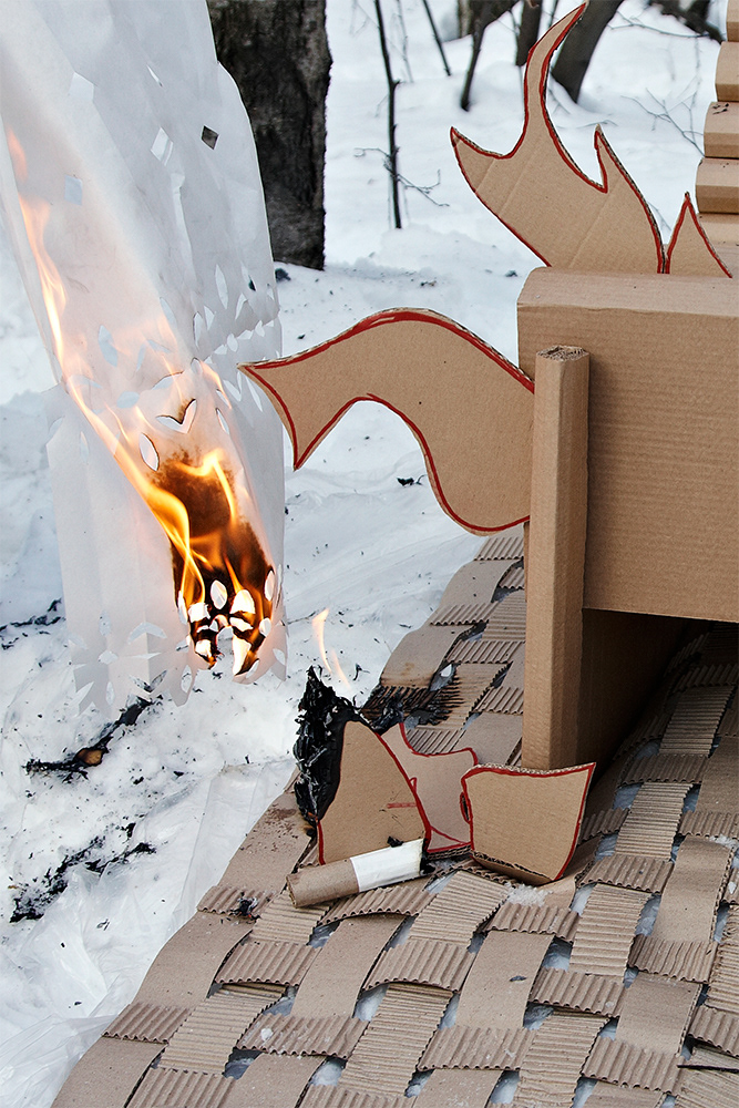 cardboard Cardboardia Workshop inspiration art design photo furniture Nature forest Ecology recycle