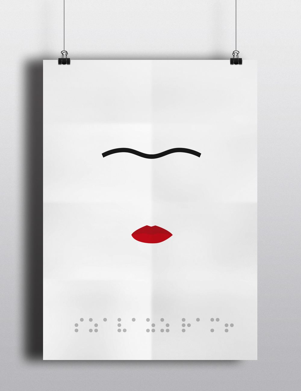 poster flyer series plakat vote for me Braille Icon school School Work Student work bkf