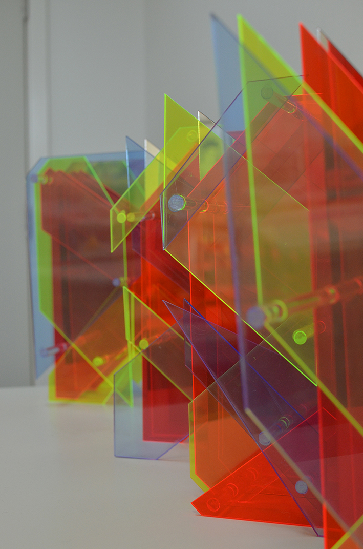 type installation Melbourne design RGB acrylic perspex