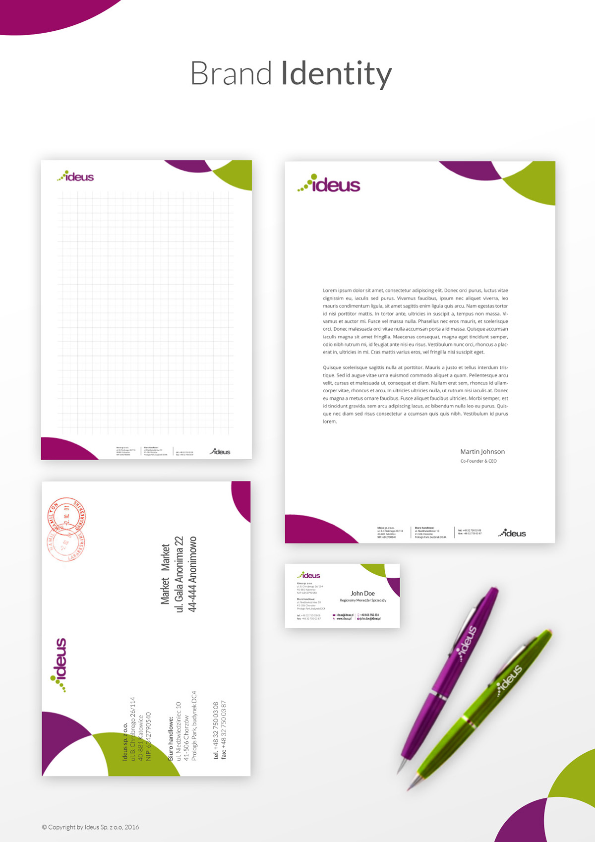 branding  identity paper letter envelope corporate design