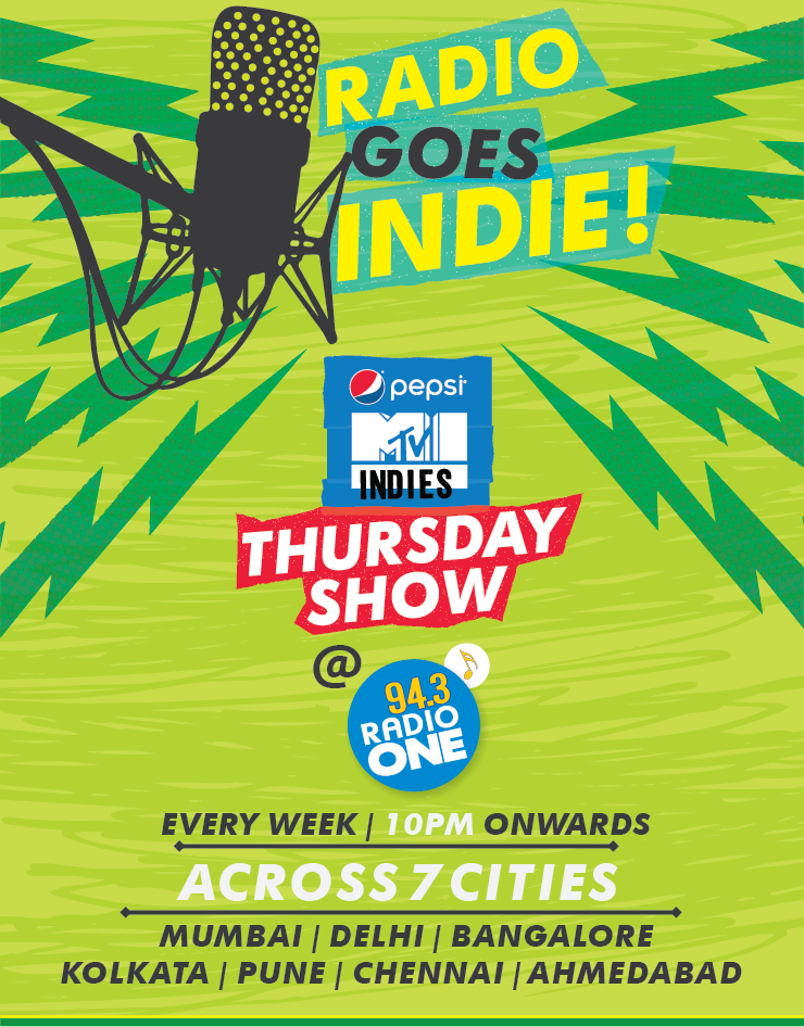 Mtv indies pepsi indie India Radio tv party broadcast media