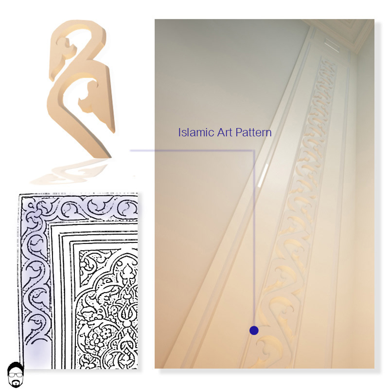 islamic MAJLIAS design Oman 3dmax vray egypt Qatar pattern art detail ceiling light cladding