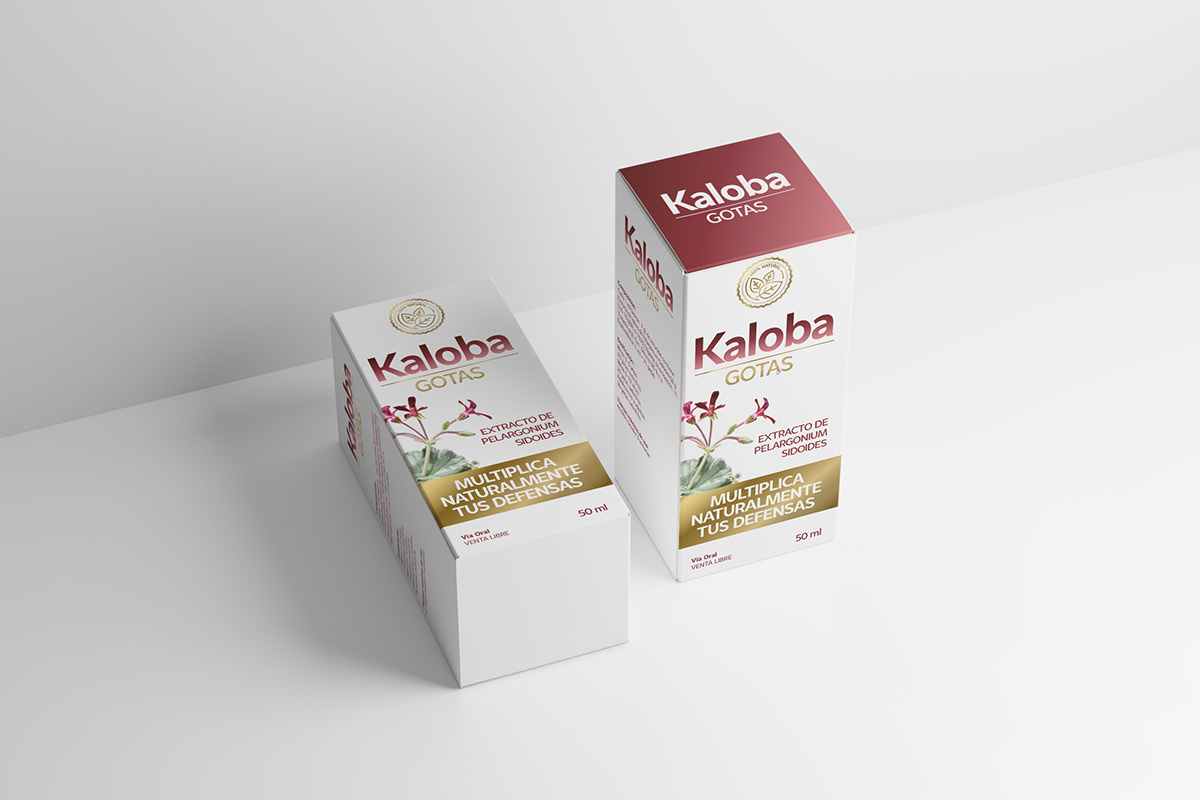 caja diseño Ecuador empaque medicamentos natural Packaging pelargonium publicidad quito