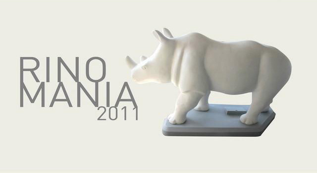 Rinomania  arts  cowparade animal rinoceronte duratex Silton rino