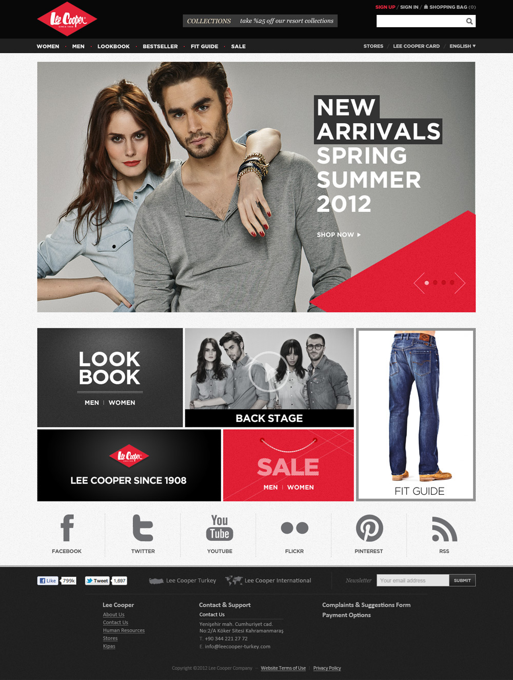 lee cooper Denim jeans online shopping