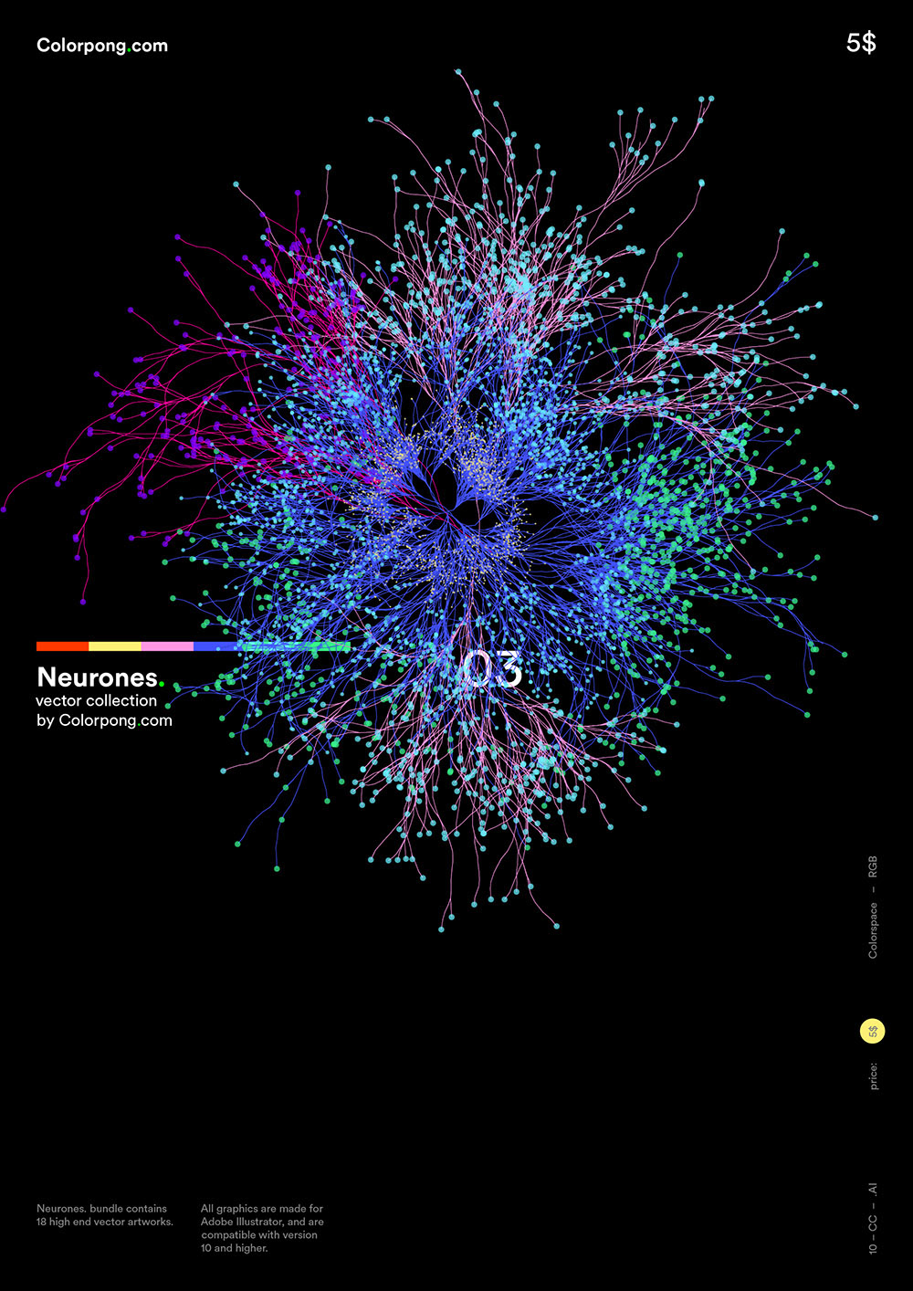 brain neuron science Data Big Data colorful modern identity resources medical