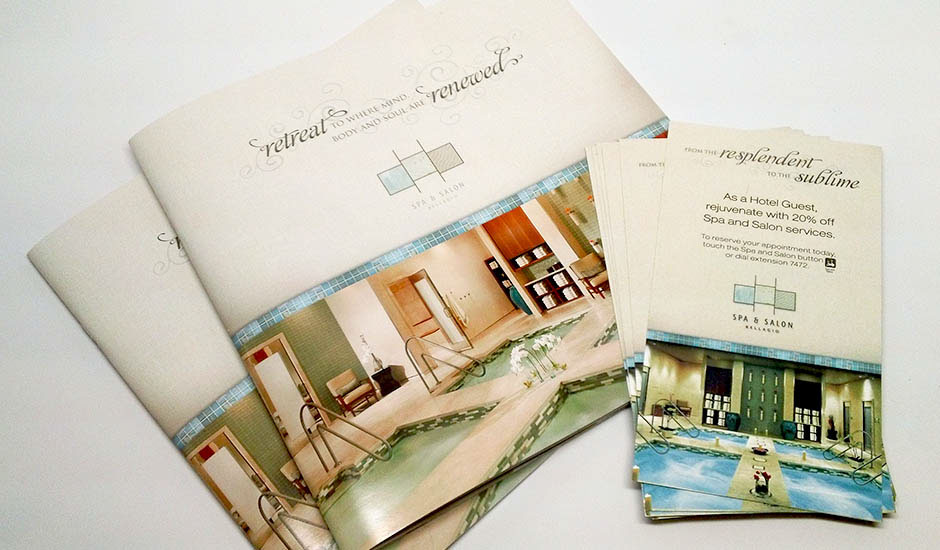 bellagio brochure spa & salon re-design