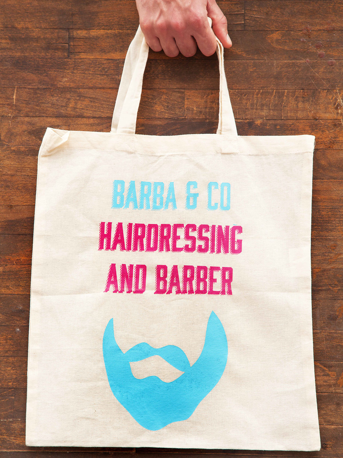 barber hairdressing barberia perruqueria vintage logo