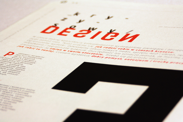 magazine Form editorial deign graphic print