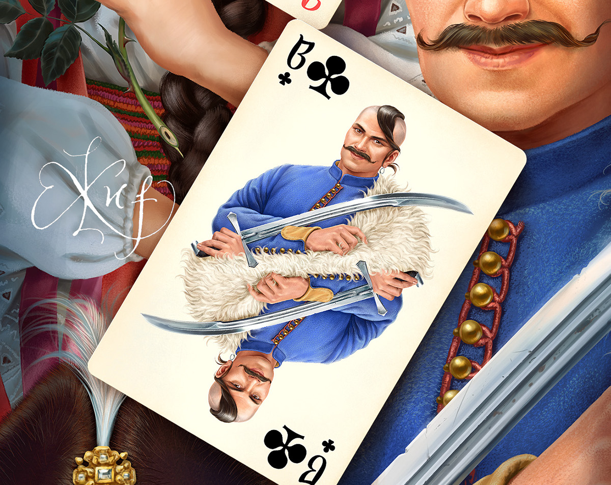 cards KomSa Playing Cards гральні карти Ком'яхов Komyakhov Cossack cossacks козаки козацький