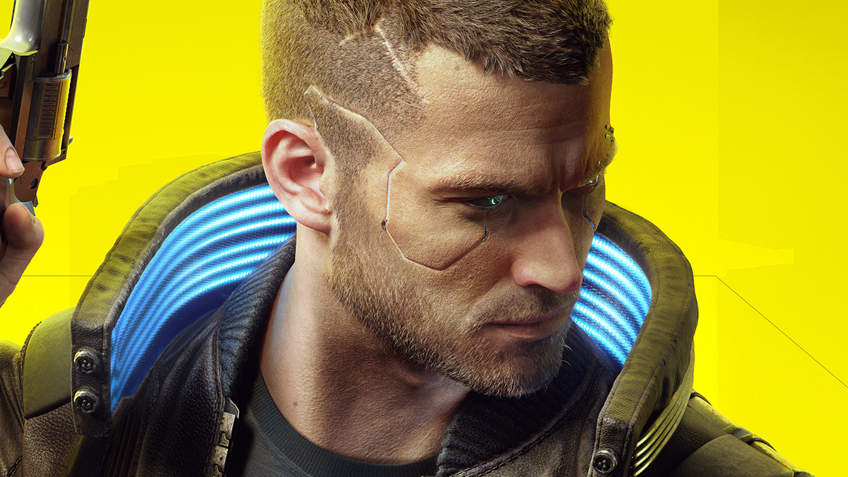 3D CD Projekt RED CGI Character cover Cyberpunk game postproduction yellow