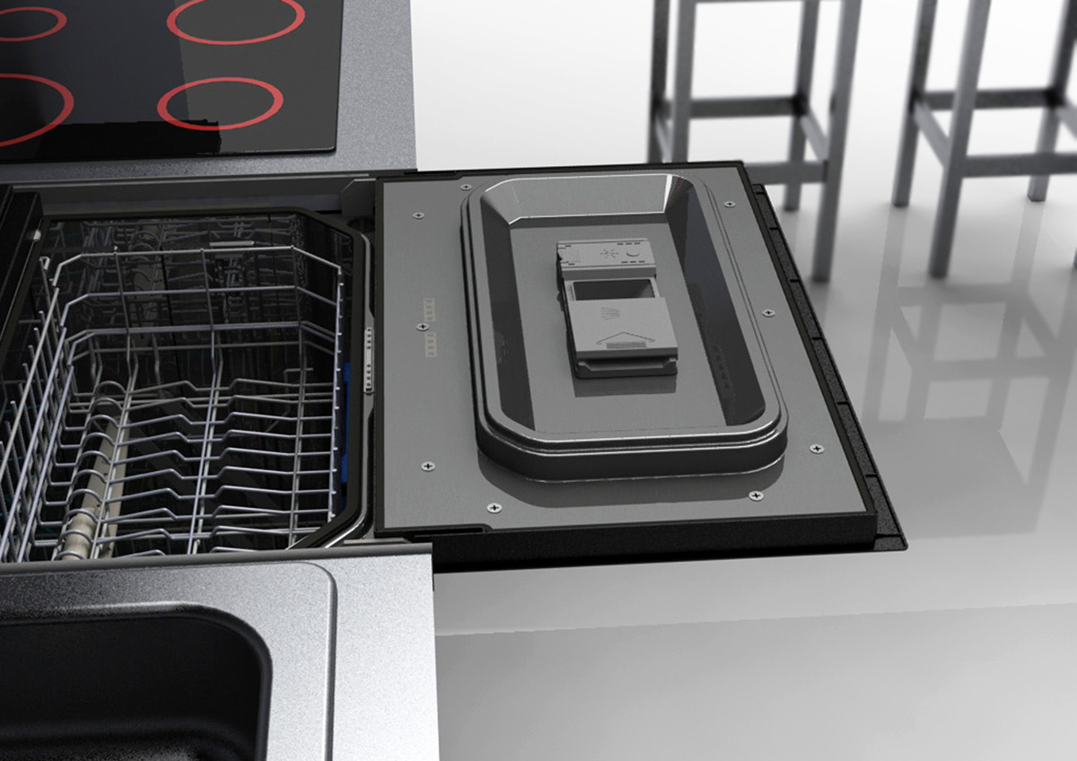 dishwasher vertical opening Wash up White Goods appliance