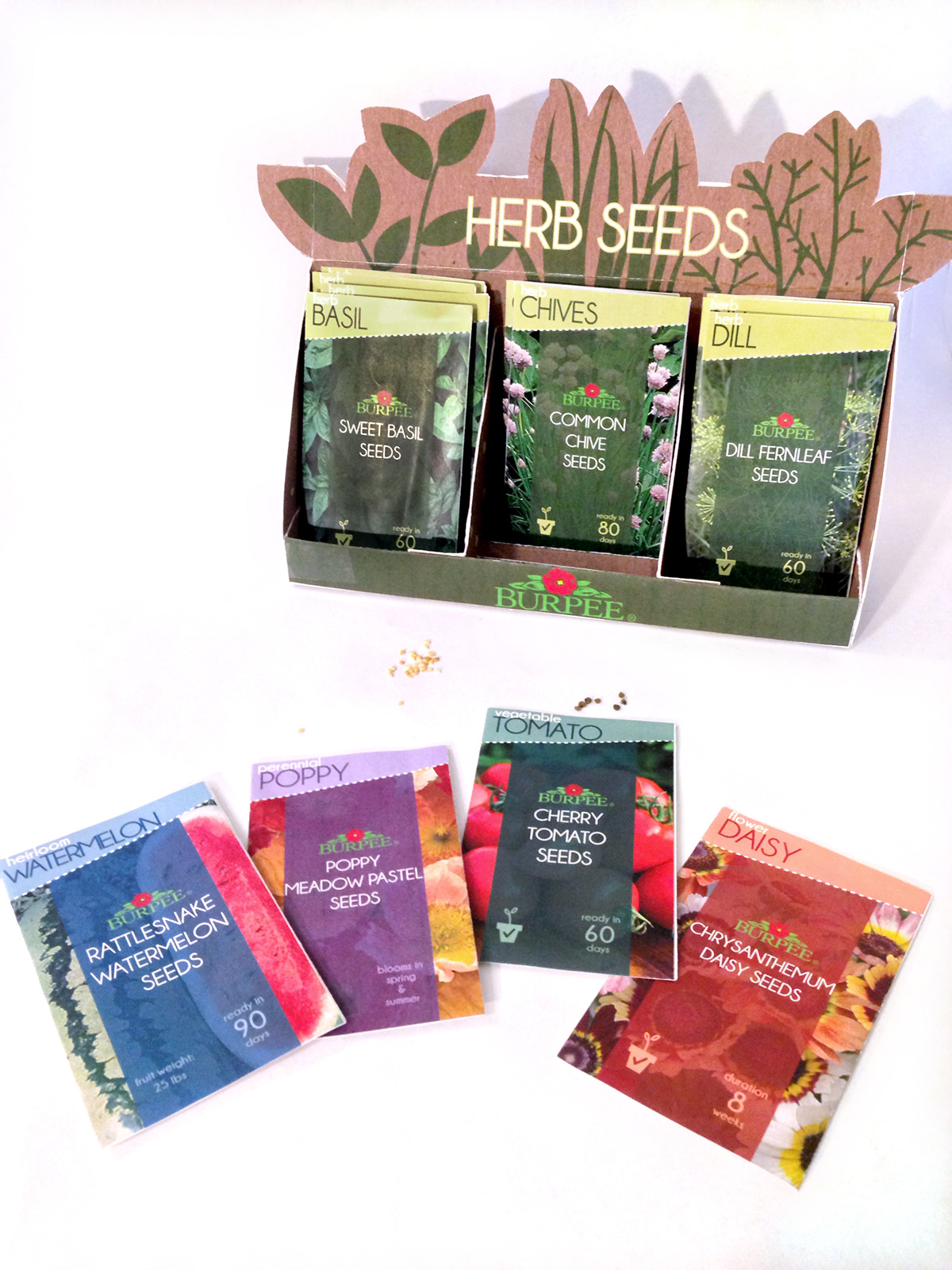 seeds Plant package Display