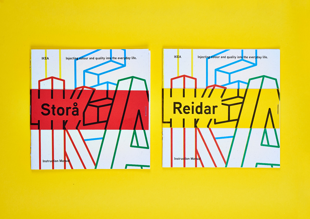 ikea Swedish graphic design visual identity furniture brand Rebrand logo nua