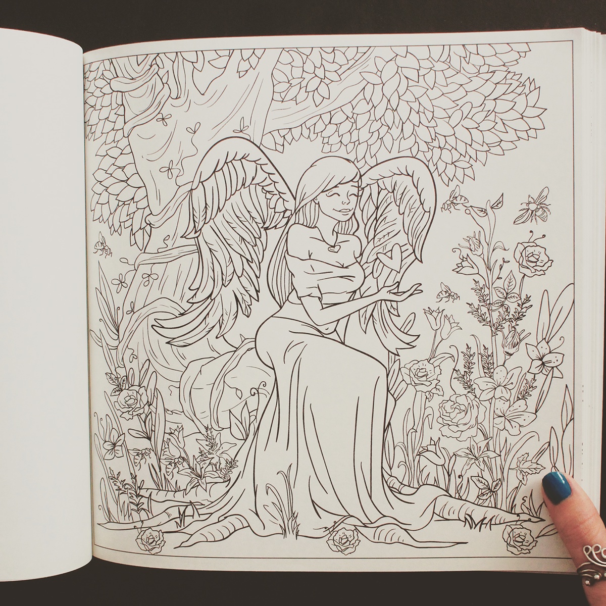 Angel Coloring Book on Behance