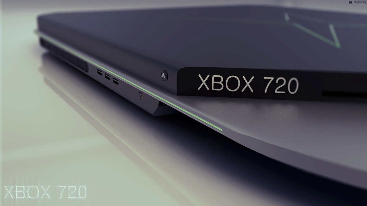 Xbox 720 photoshop cinema4d modeling concept 3D creation 3d modeling youtube