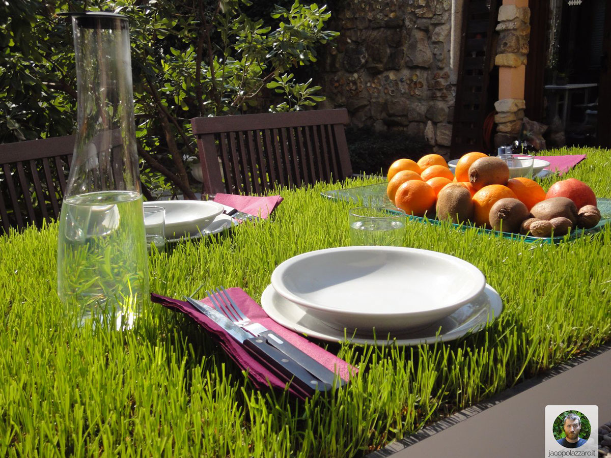 green grass design table Nature furniture